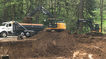 Land Development Services provided by provided by Earthworks Excavation Services Vancouver WA